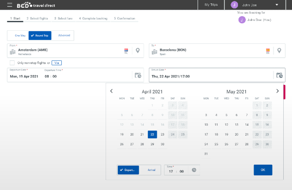 bcd travel form